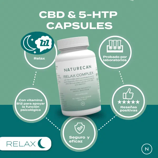 Cápsulas para dormir con CBD y 5-HTP - Image 3