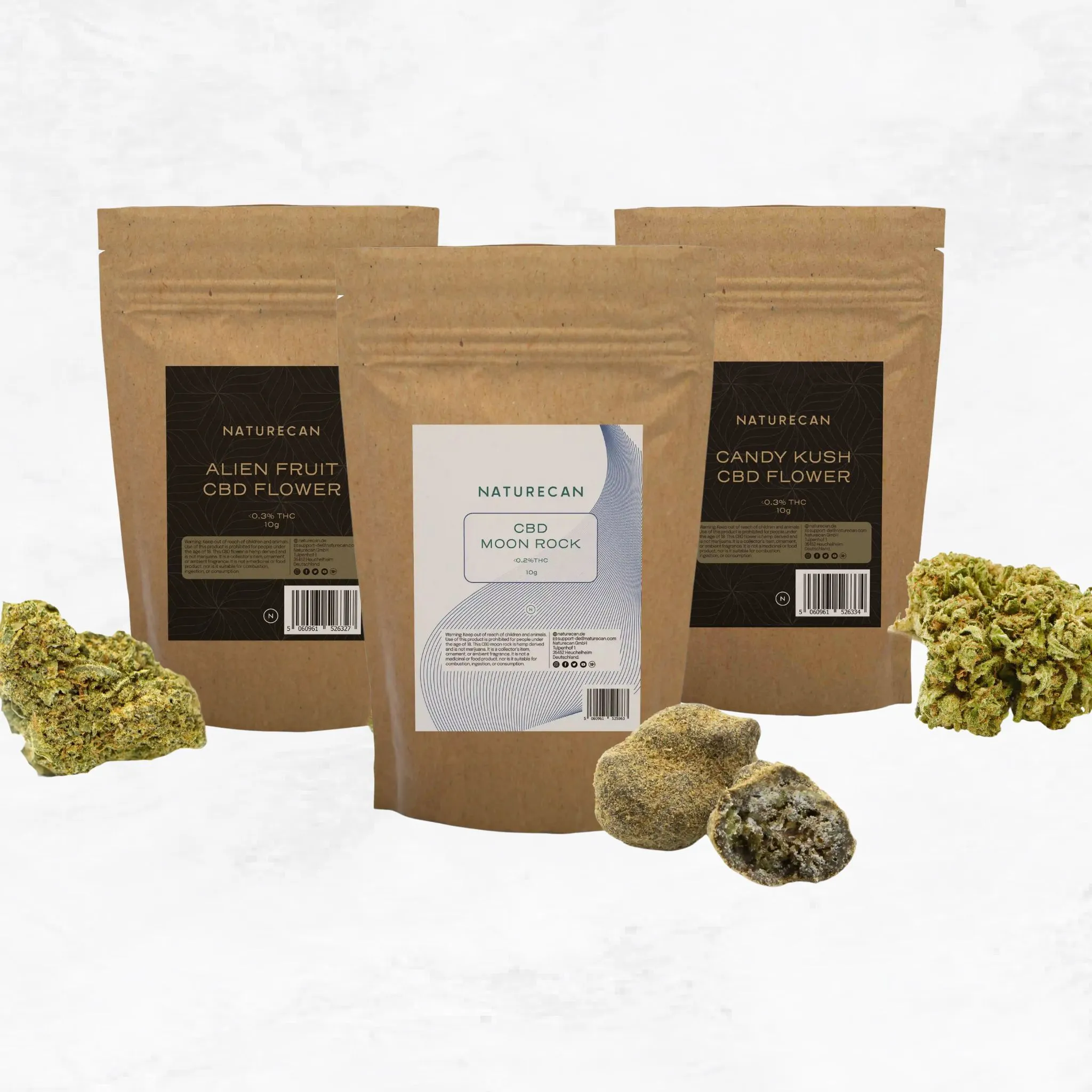 Flores de CBD - Pack Premium y Moonrock